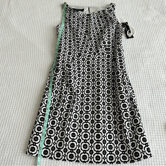 Nine West Sleeveless Dress Black and White Pattern  Women’s Size 2 NWT - Picture 16 of 16
